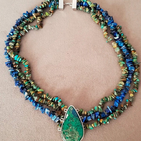 Colar Gota de Malaquita